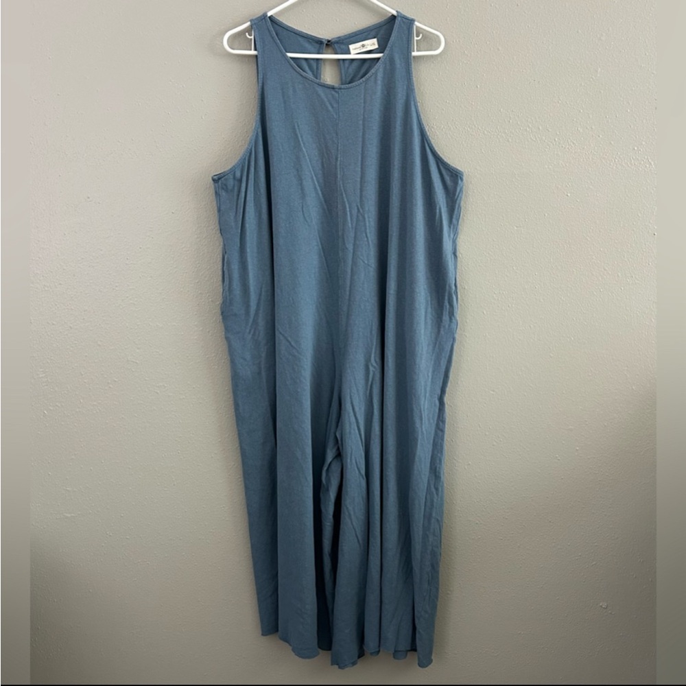 NATURAL LIFE Blue Jumpsuit L